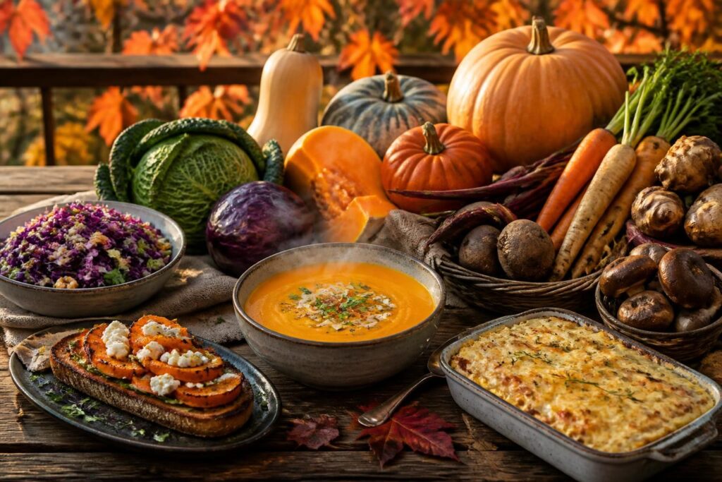 découvrez 10 recettes de saison savoureuses pour cuisiner les légumes d'automne et profiter pleinement des saveurs chaleureuses de cette période.