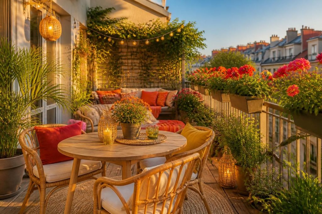 découvrez comment aménager votre terrasse ou balcon pour profiter pleinement de l'été en créant un espace convivial et agréable pour recevoir vos invités.