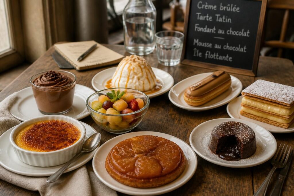 découvrez 8 desserts de bistrot faciles à préparer chez vous, des classiques gourmands pour régaler famille et amis en toute simplicité.