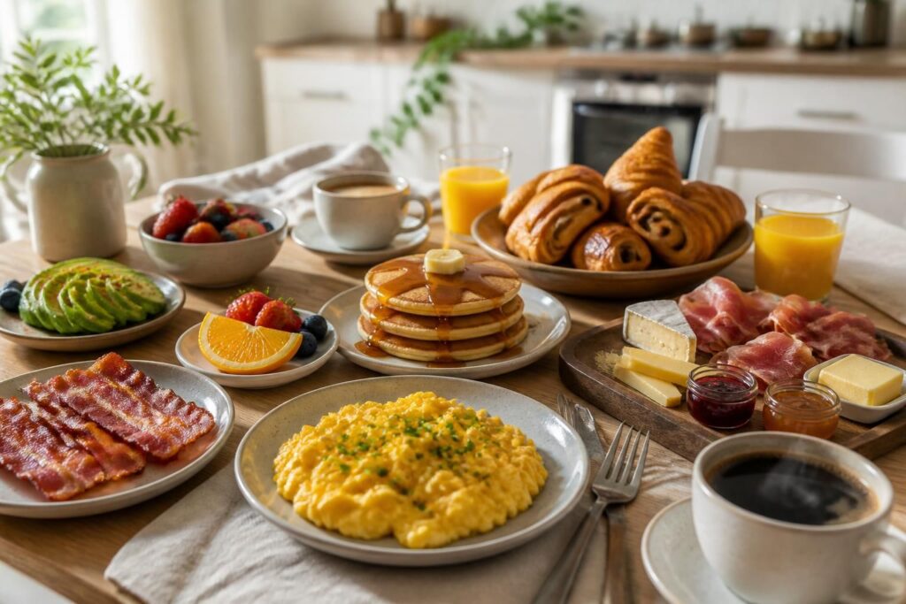 découvrez notre guide complet pour créer le brunch parfait chez vous, alliant saveurs salées et sucrées, avec des recettes simples et délicieuses à partager en famille ou entre amis.