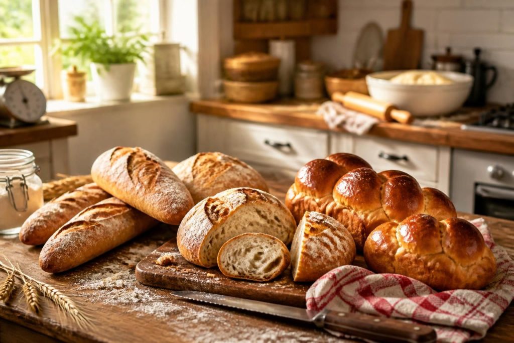découvrez nos astuces et recettes pour réussir vos pains et brioches maison et régaler toute la famille lors de votre boulange de week-end.