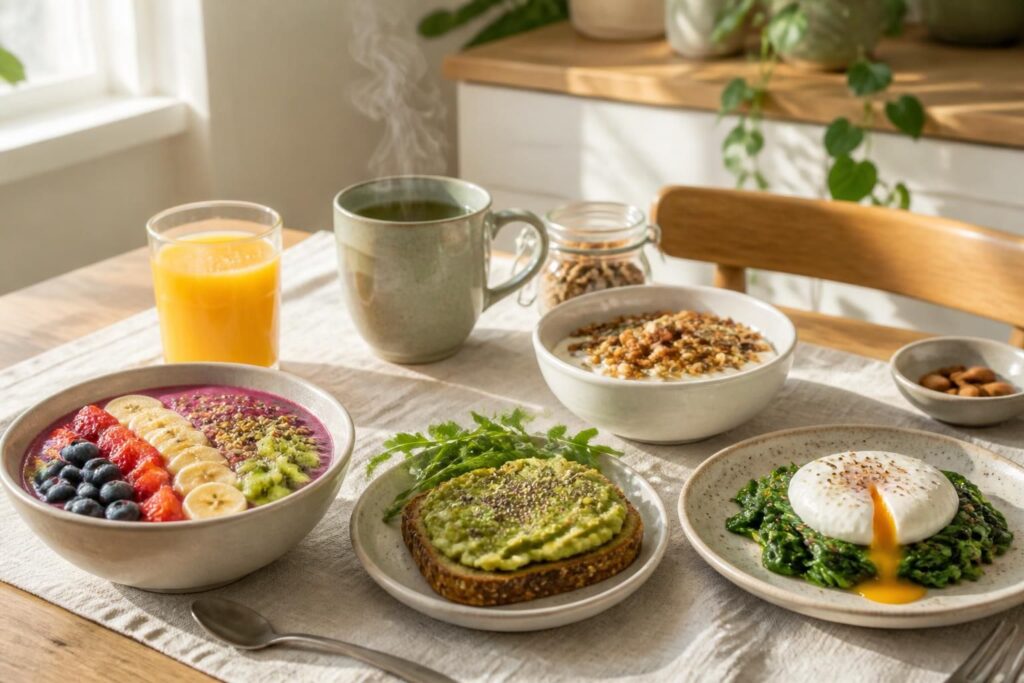 découvrez 15 idées de petit-déjeuner sain et énergisant pour bien commencer votre journée avec vitalité et plaisir.