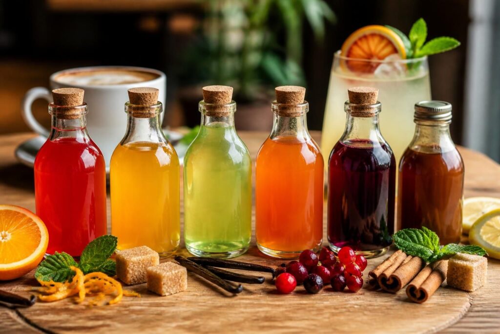 découvrez 6 recettes faciles de sirops maison pour sublimer vos cocktails et cafés avec des saveurs authentiques et naturelles.