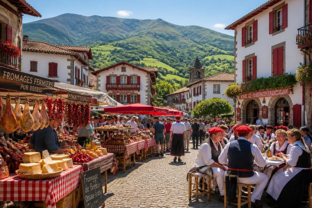 découvrez les villages gourmands du pays basque, entre saveurs authentiques et traditions culinaires uniques. partez à la découverte de lieux où la gastronomie locale ravira vos papilles.