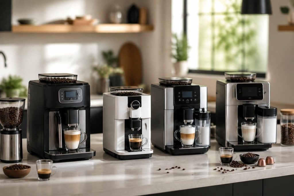 découvrez notre comparatif 2026 des meilleures machines à café à grains pour choisir celle qui correspond parfaitement à vos besoins et profiter d'un café fraîchement moulu chez vous.