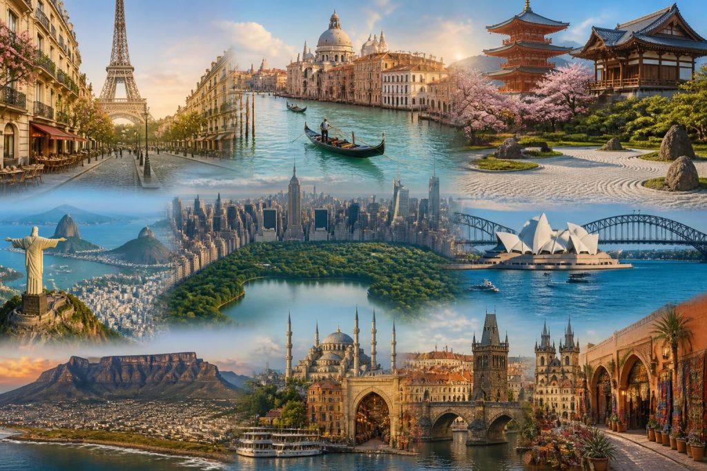 découvrez les 10 villes les plus magnifiques du monde qui font rêver les voyageurs et passionnés d'aventure.