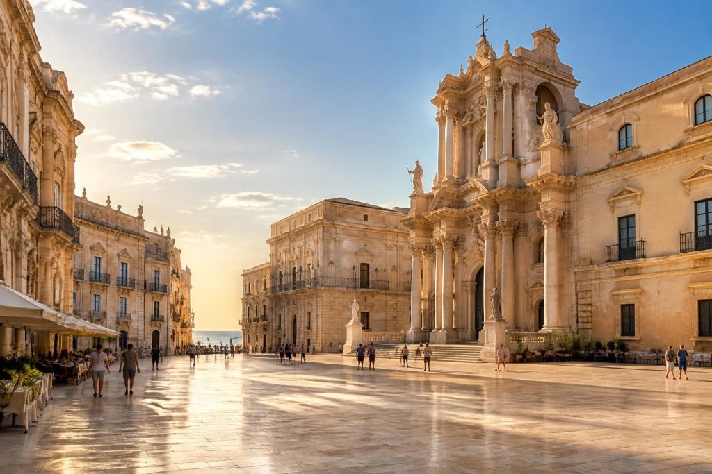découvrez syracuse, joyau baroque du sud-est de la sicile : explorez l’île d’ortygie, ses ruelles historiques, ses monuments et son art de vivre méditerranéen.