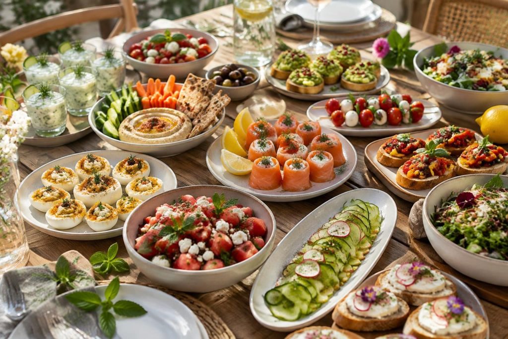 découvrez 12 idées d’entrées froides rapides et fraîches pour régaler vos invités sans stress, avec des recettes simples à préparer.
