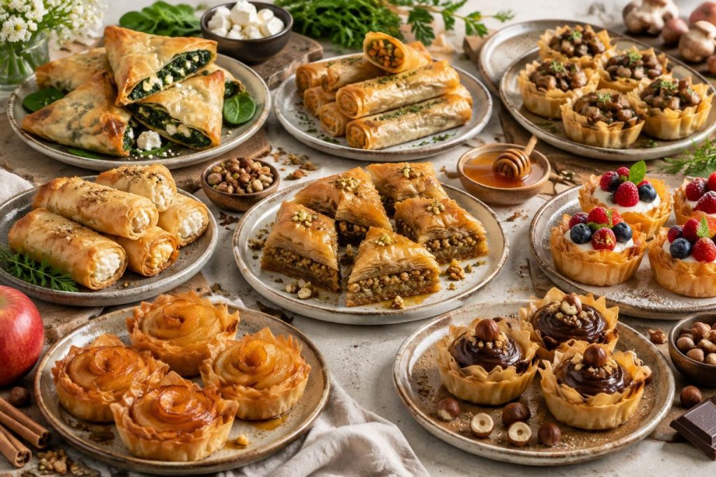 Recette feuille filo, 8 idées salées et sucrées croustillantes